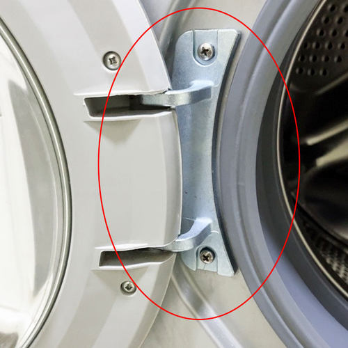 适用美的小天鹅洗衣机烘干机原装门铰链门钩卡扣合页把手配件大全