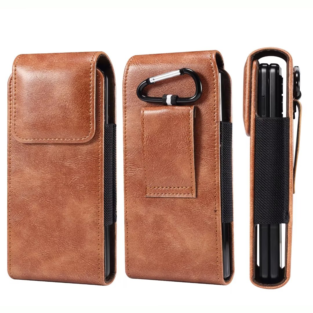 折叠屏手机腰包保护套穿皮带