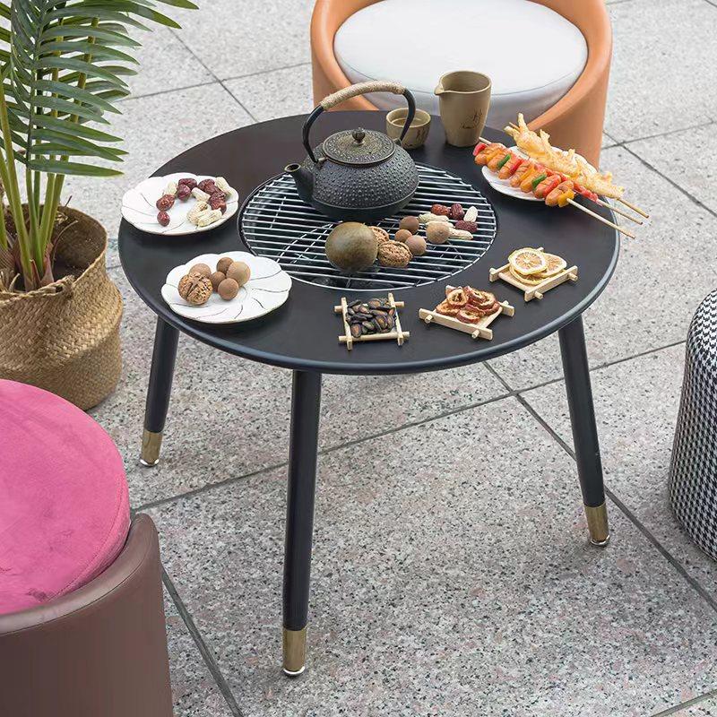 简约现代室内围炉煮茶烧烤架户外多人野营野餐茶馆围炉煮茶烧烤桌,户外/登山/野营/旅行用品,烧烤炉/烤架,淘宝优惠券,粉丝福利购,淘宝优惠卷