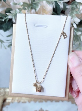新款项链女生时尚轻奢小众设计感锁骨链新款网红气质百搭颈链A593