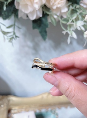 时尚个性新款开口食指戒女ins潮简约百搭小众设计指环饰品女A496