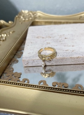 17号圈口简单开口食指戒女ins潮简约百搭小众设计指环饰品女A429