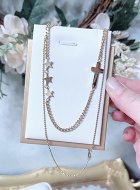 新款项链女生时尚轻奢小众设计感锁骨链新款网红气质百搭颈链A572