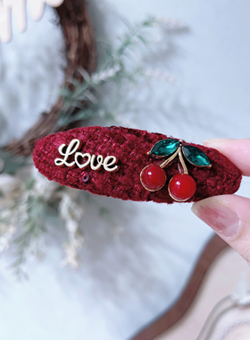 新款百搭重工可爱掰掰夹BB夹少女头饰刘海侧边夹顶夹发饰发夹2637