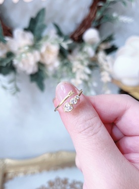 时尚个性简单开口食指戒女ins潮简约百搭小众设计指环饰品女2320