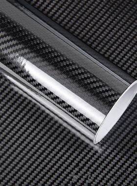 银色白色银色蓝色6D车身车顶碳纤维贴纸内饰摩托高亮光汽车改色膜