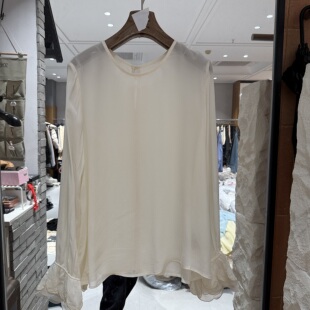 新款 衬衫 法式 百搭气质好看套头款 5839 宫廷风喇叭袖 欧洲站2026春季