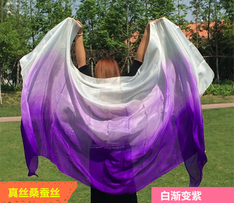 新款肚皮舞真丝纱巾演出表演