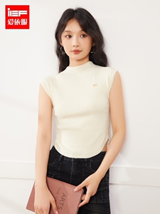 IEF/爱依服2023夏新款时尚韩版修身气质百搭女人味毛织背心A51008