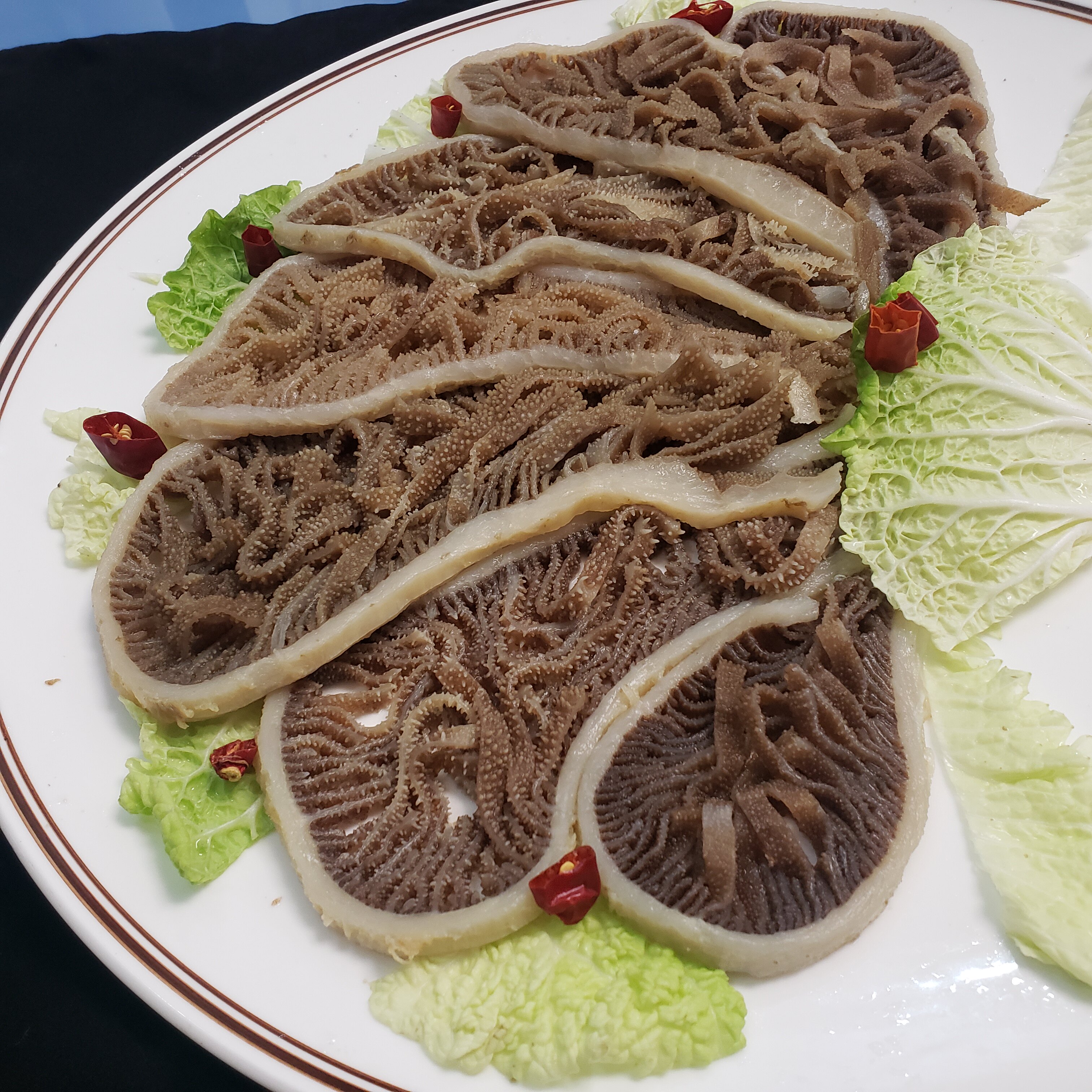 四川火锅食材黑千层毛肚 牛百叶 500g
