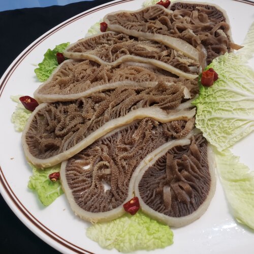 四川火锅黑千层牛百叶500g