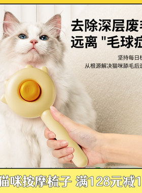萌宠帝宠物猫咪按摩梳子