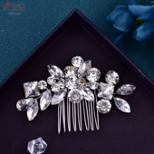 优拉潘 欧美水钻精品简约绝美新娘发梳发插日常写真婚礼舞会HP88