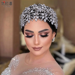 优拉潘 舞台造型重工奢华森系配饰HP540 新娘头饰发饰婚纱礼服韩式
