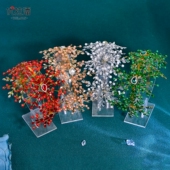 优拉潘 新款 多色新娘发箍水钻珍珠花朵发饰优雅轻奢舞台配饰HP906