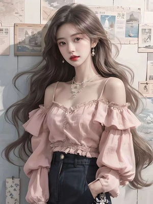 小香风质感独特别致绝美小个子高级感显瘦遮肉粉色衬衫女春季新款