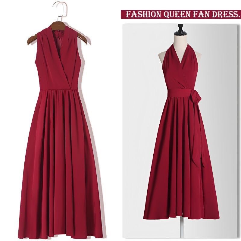 敬酒服新娘结婚装订婚连衣裙子正红色礼服女平时可穿法式高级感夏,女装/女士精品,连衣裙,淘宝优惠券,粉丝福利购,淘宝优惠卷