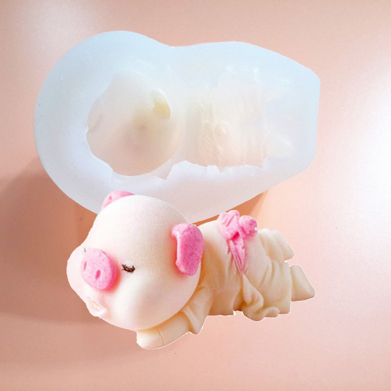 立体小猪硅胶蛋糕模具