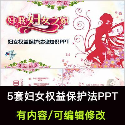 维护妇女权益妇女儿童权益保护法律知识专题讲座PPT课件成品