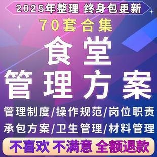 学校职工食堂管理制度操作规范经营承包策划书卫生材料解决方案