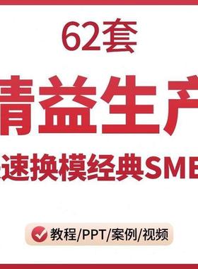 快速切换SMED快速换模生产现场精益管理IE工业工程改善教程PPT