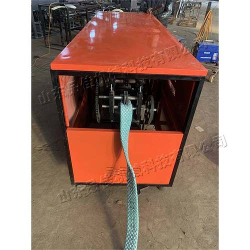 全自动链条穿布机海绵擦沐浴条织布机卧式海绵条粘合成型机