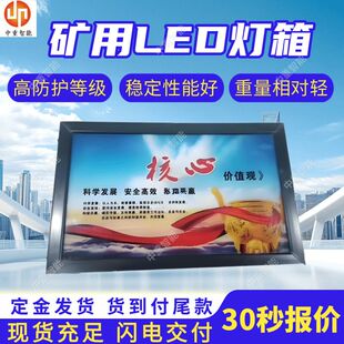 易于安装矿用本安型LED灯箱 结构简单DHS24L矿用本安型LED灯箱