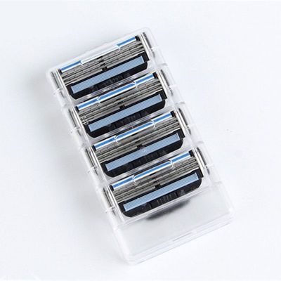 德国进口三层刀片手动刮胡刀头 吉利通用3层手动剃须刀片男士水洗