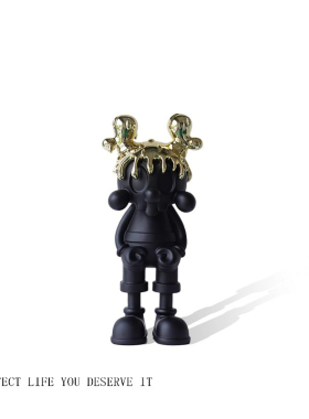 现代创意网红怪兽动物雕塑摆件样板间售楼处客厅玄关电视柜装饰品