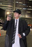 2025春季新款港风原创仿牛仔口袋拼接西服外套黑GX12-P100，男装西服，电商B277A（原A068）