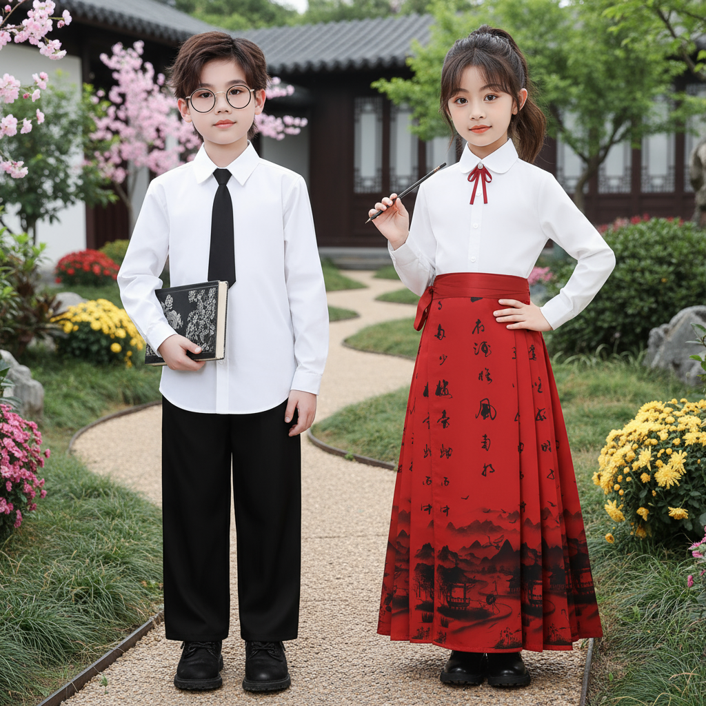 儿童合唱服中小学生合唱团表演服