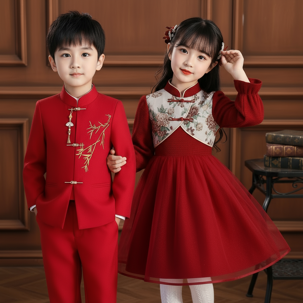 儿童合唱演出服小学生表演服