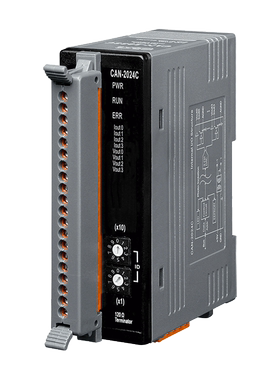 泓格CAN-2024C 4通道14位模拟输出CANopen通讯模块CAN-2024D