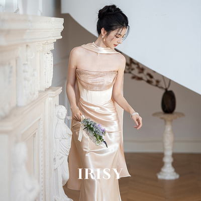 IRISY 绝美订婚礼服裙女法式高级感新娘敬酒服2026新款抹胸晚礼服