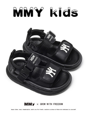 韩版男童凉鞋2025夏季新款防滑儿童运动凉鞋软底透气女童鞋沙滩鞋