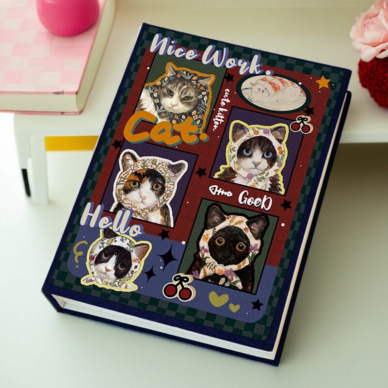 可爱插页记录册横竖过塑相片收藏