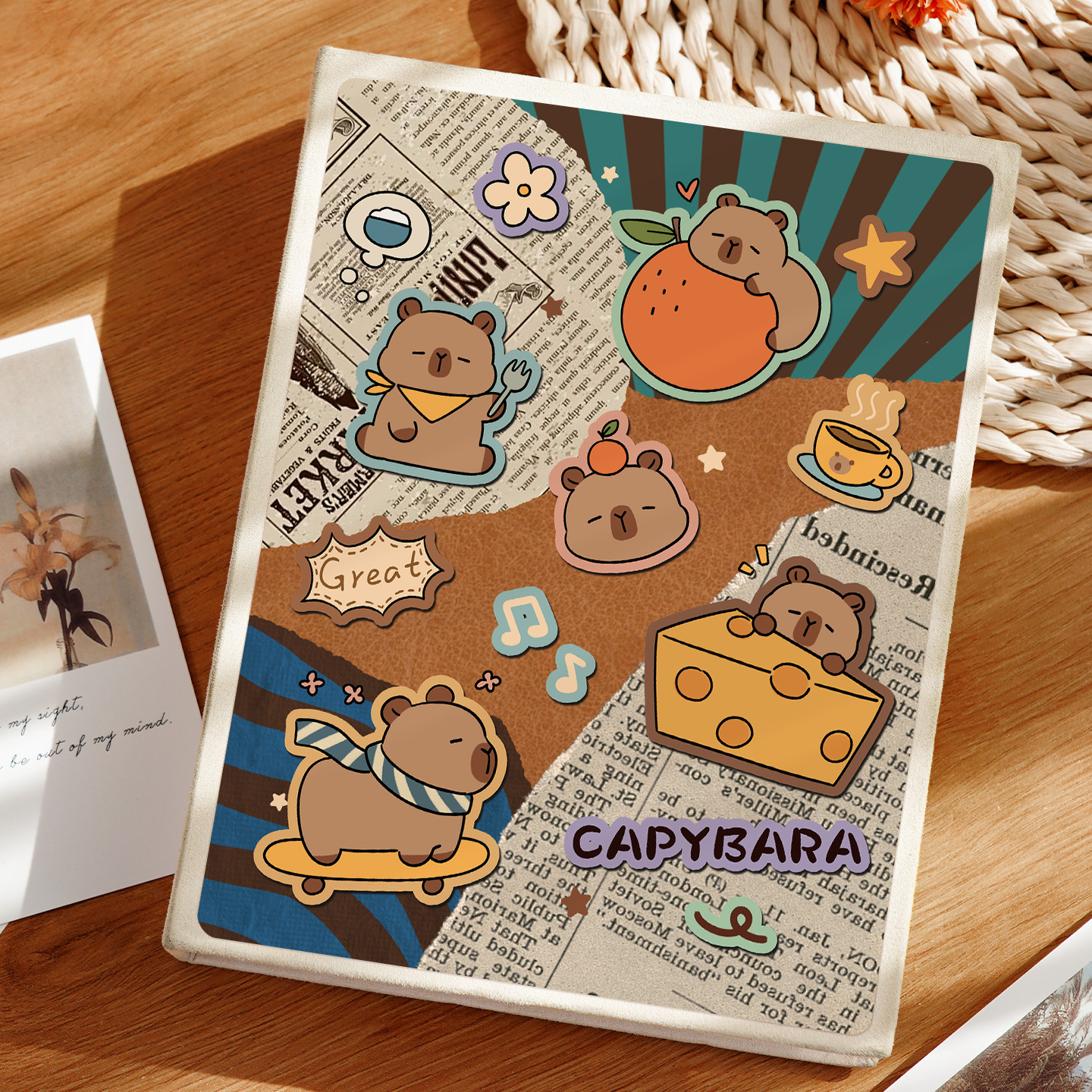 卡通插页式大容量情侣相册