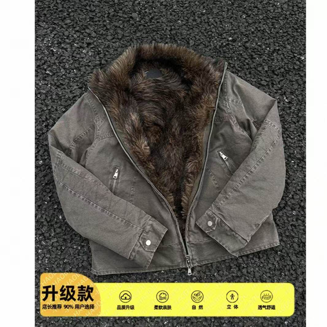 幽灵哈灵顿座山雕重磅新款 cleanfit棉服外套加厚bomber夹克