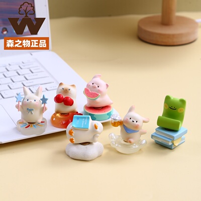森之物动物盲盒治愈系桌面摆件