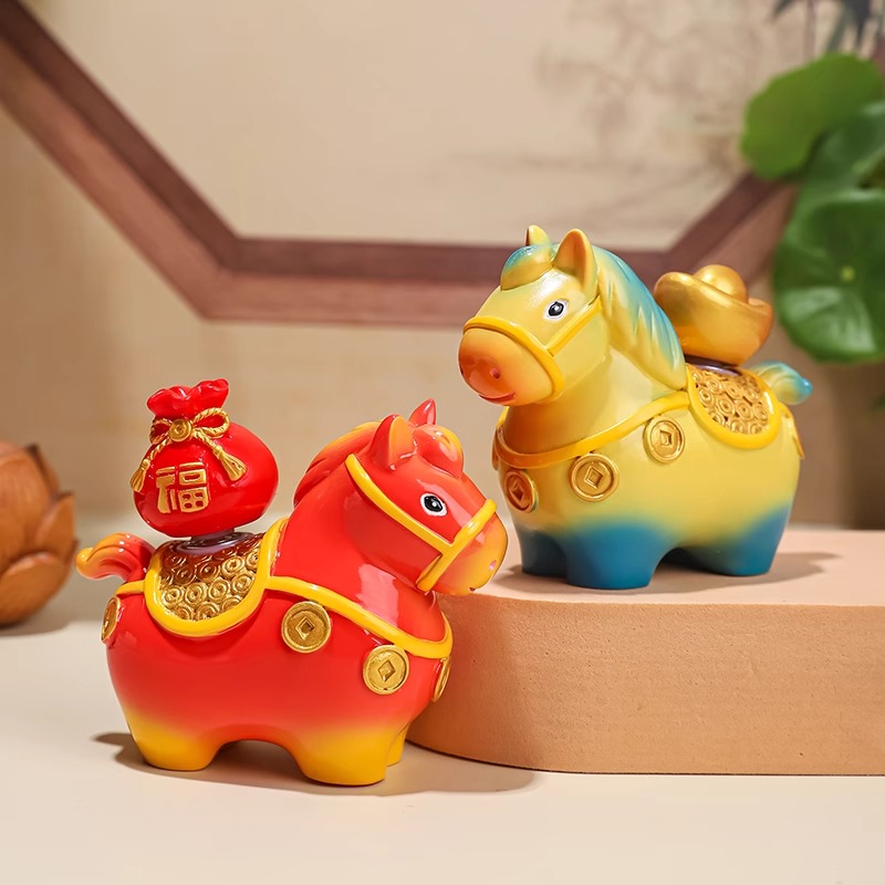 洛阳市博物馆文创马到成功摆件