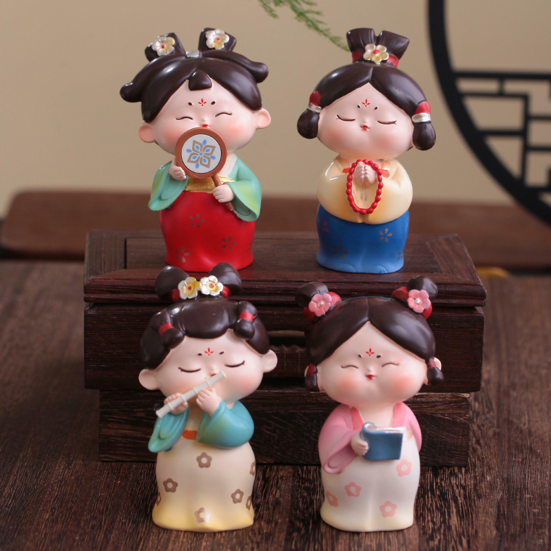 森之物好寓意大唐仕女摆件工艺品