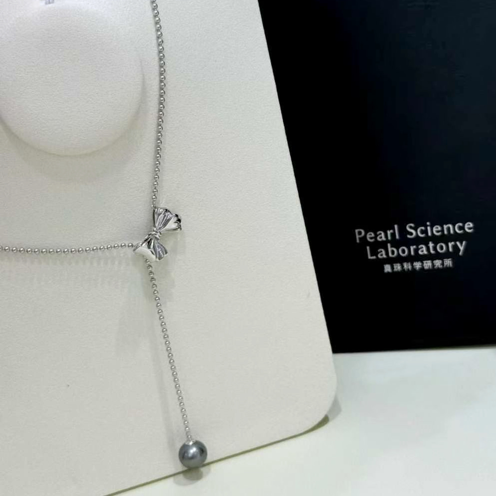 DIY配件 S925纯银豆豆链长项链毛衣链子 可抽拉调节套链银项链子