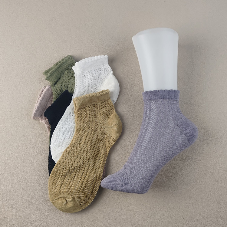 外贸尾货夏季薄款网眼袜子女短袜纯棉浅口日系镂空夏天透气船袜,女士内衣/男士内衣/家居服,短袜,淘宝优惠券,粉丝福利购,淘宝优惠卷