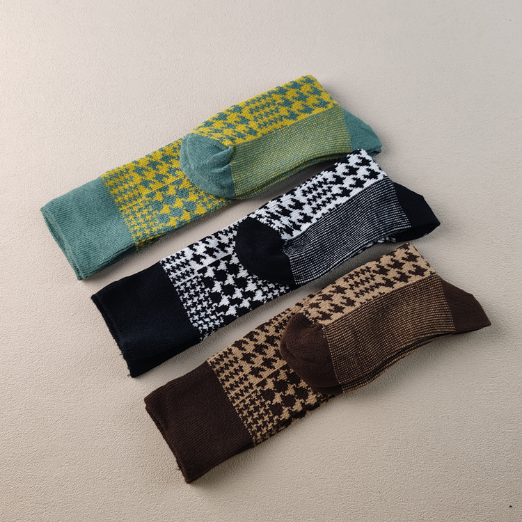 外贸库存尾货女士小腿袜加厚双针双路高筒堆堆袜时尚保暖秋冬女袜