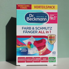 【进口德版40片】DrBeckmann贝克曼博士混洗衣吸色纸防染巾防窜色