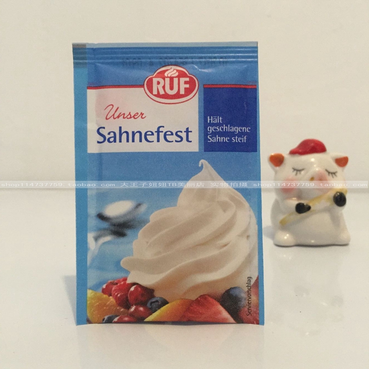 德國進口RUF 奶油 打發粉8g 裱花 定型粉 增稠劑 穩定劑 濃稠粉在類目 糧油米麪/南北乾貨/調味品, 烘焙原料/輔料/食品添加劑-新, 烘培原料, 奶油中 - 來自Buy2taobao.com提供專業的淘寶代購服務