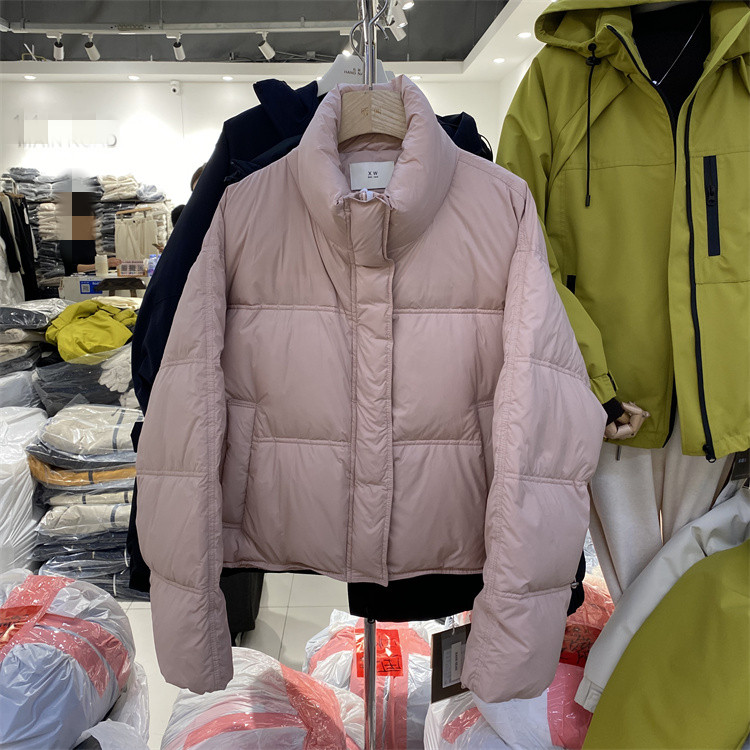 XW韩版休闲短款立领羽绒服