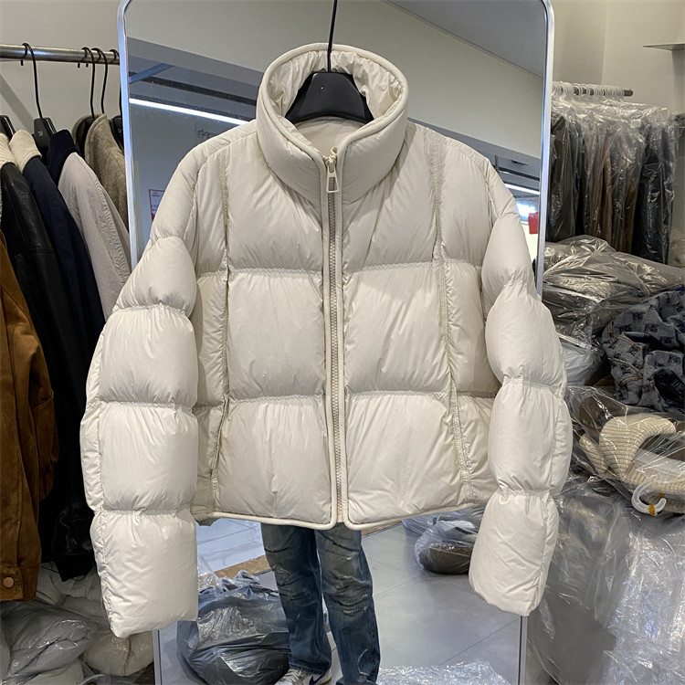 韩国the xiaoman25冬装侧插口袋韩版泡芙立领羽绒服简约外套2609