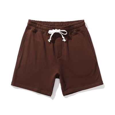 Workout Sweat Men Elastic Waist With Drawstring Super Shorts