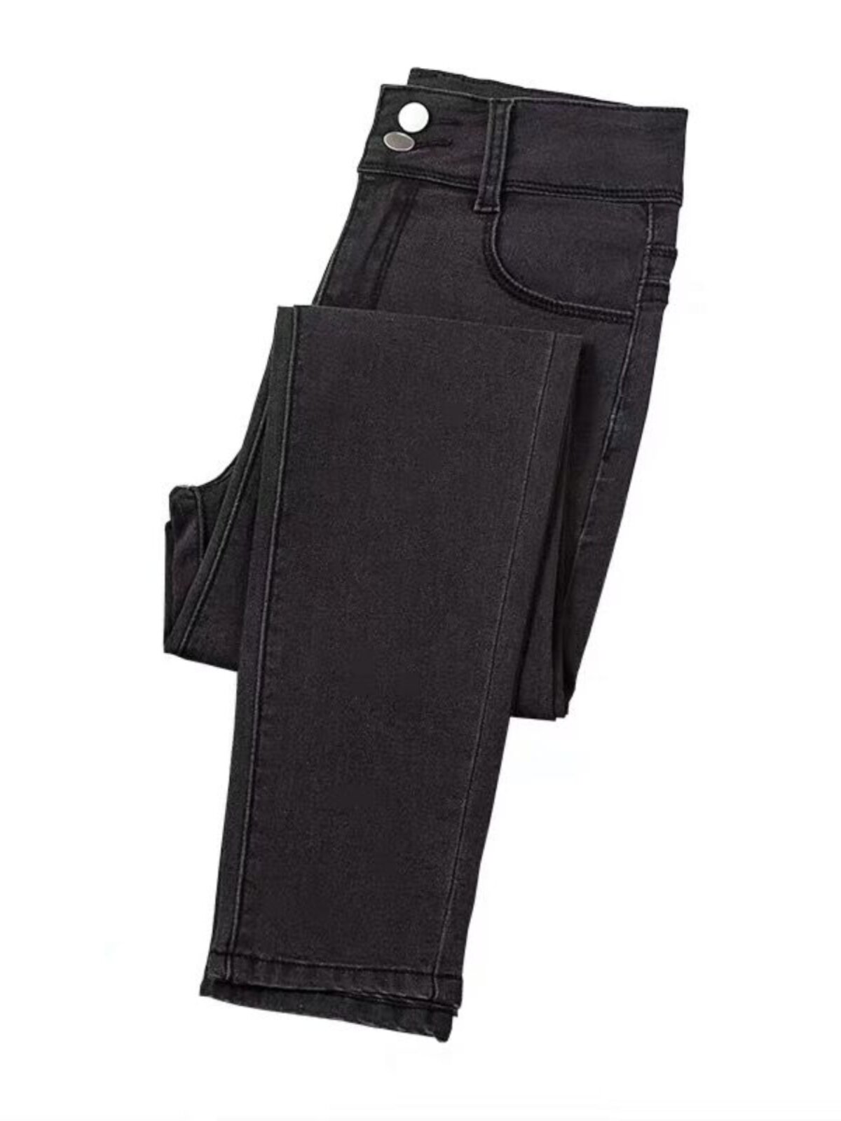 CLEARANCE AND LEAKAGE THE COUNTER WITHDREW THE BIG-NAME FOREIGN TRADE WOMENS CLOTHING HONG KONG FLAVOR SPRING AND AUTUMN NEW HIGH-WAISTED JEANS WOMENS SMALL FEET TIDE